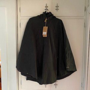 BNWT Fjallraven Luhkka Cape Coat Dark Gray Small Heavy Duty Super Warm